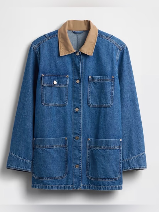 GAP Jackets & Blazers - Gap, Denim Oversized Barn Jacket